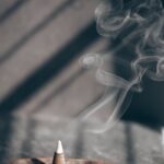 “집에서 손쉽게, 일상에 스며든 대체요법 실천법” white smoke on brown wooden table